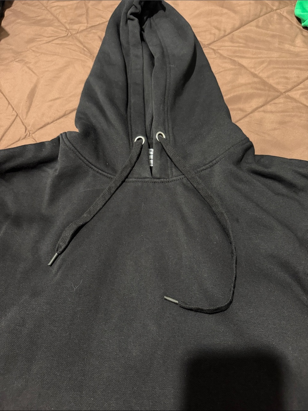 Black Crewneck Hoodie – Everyday Pullover Sweatshirt